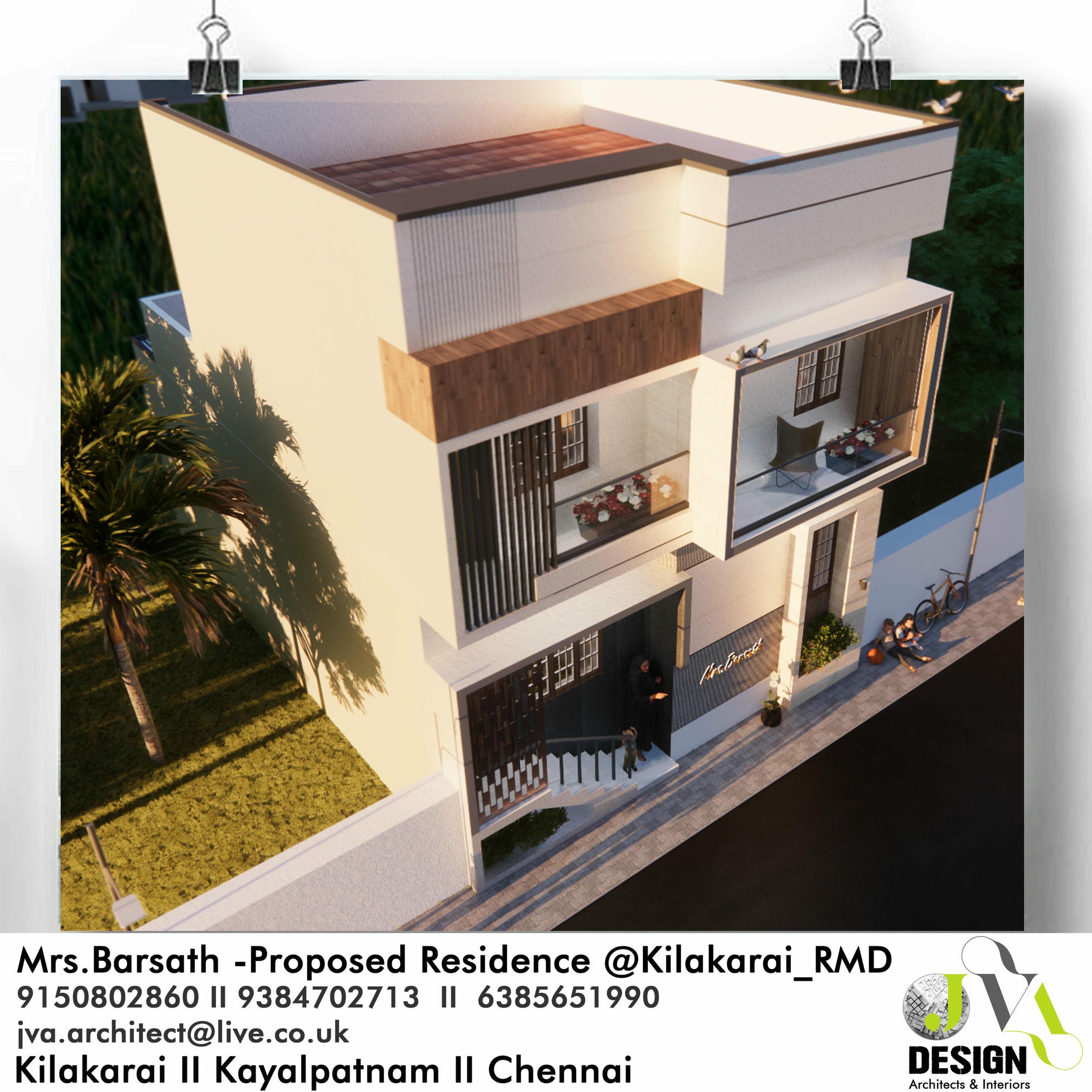 Mrs. Barsath Residence (Elevation 4)
